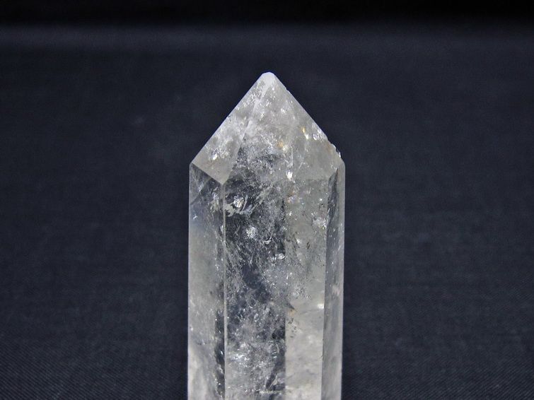 水晶 六角柱 ポイント 置物 一点物 142-10963