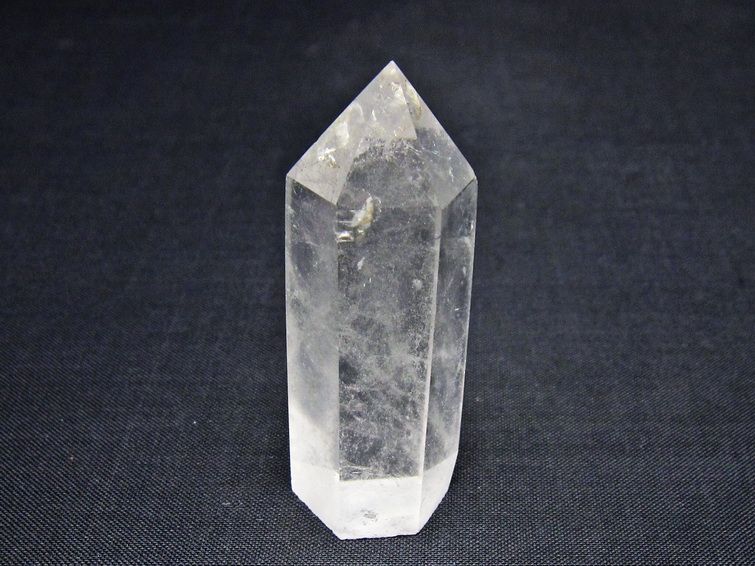 水晶 六角柱 ポイント 置物 一点物 142-10967