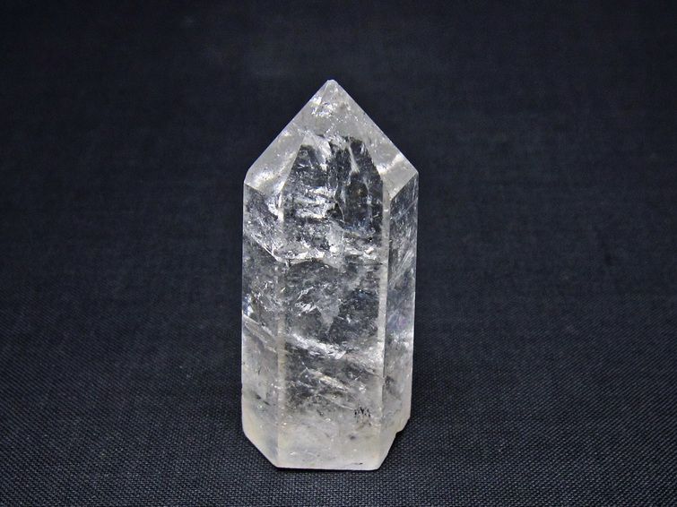 水晶 六角柱 ポイント 置物 一点物 142-10970