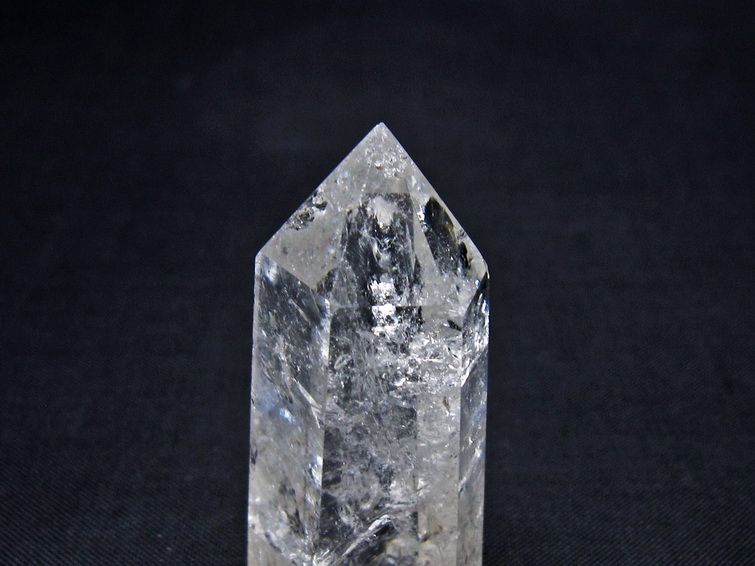 水晶 六角柱 ポイント 置物 一点物 142-10970