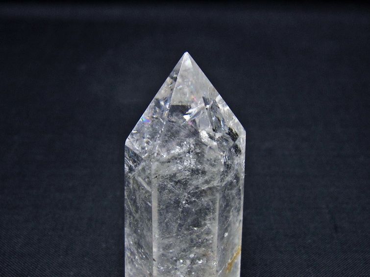 水晶 六角柱 ポイント 置物 一点物 142-10972