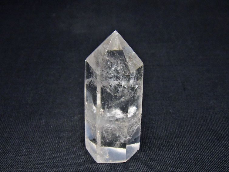 水晶 六角柱 ポイント 置物 一点物 142-10973