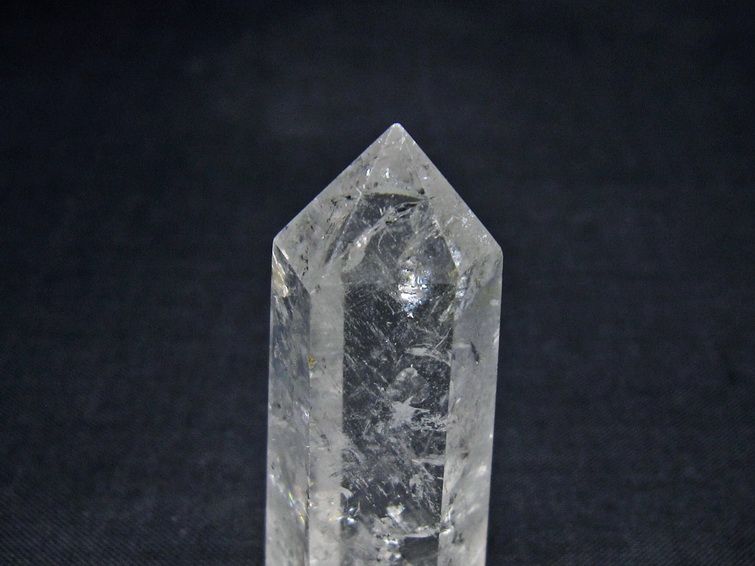 水晶 六角柱 ポイント 置物 一点物 142-10975