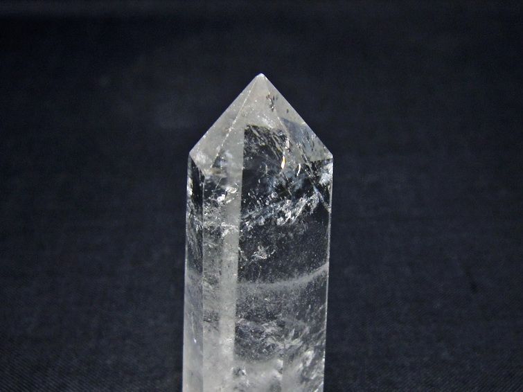 水晶 六角柱 ポイント 置物 一点物 142-10977