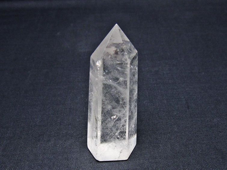 水晶 六角柱 ポイント 置物 一点物 142-10978