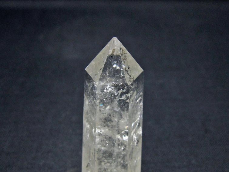 水晶 六角柱 ポイント 置物 一点物 142-10979