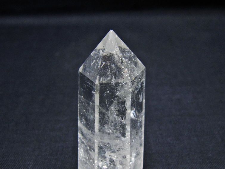 水晶 六角柱 ポイント 置物 一点物 142-10980