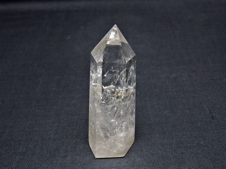 水晶 六角柱 ポイント 置物 一点物 142-10982