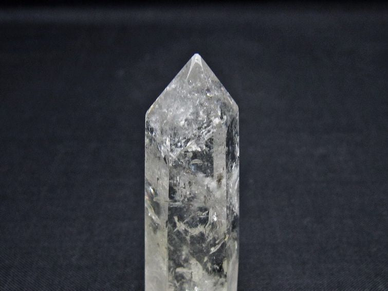 水晶 六角柱 ポイント 置物 一点物 142-10984