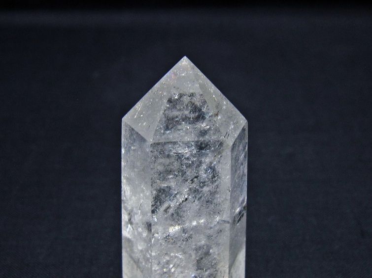 水晶 六角柱 ポイント 置物 一点物 142-10985