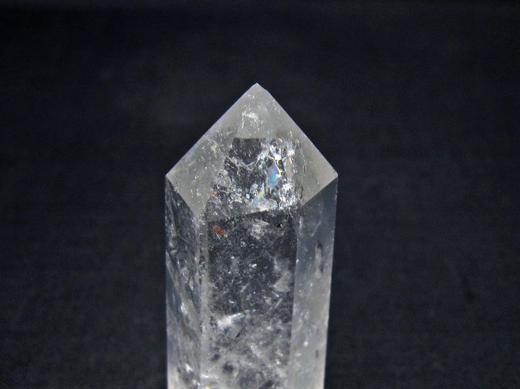 水晶 六角柱 ポイント 置物 一点物 142-10986