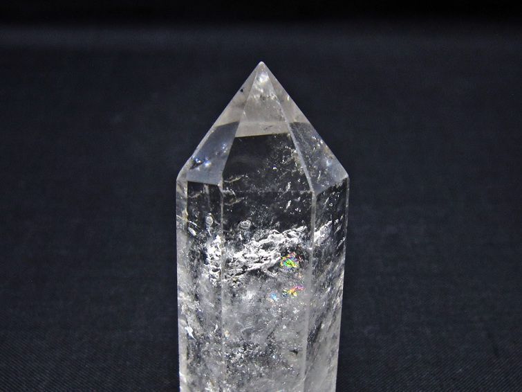 水晶 六角柱 ポイント 置物 一点物 142-10988