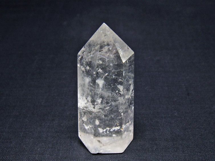 水晶 六角柱 ポイント 置物 一点物 142-10989