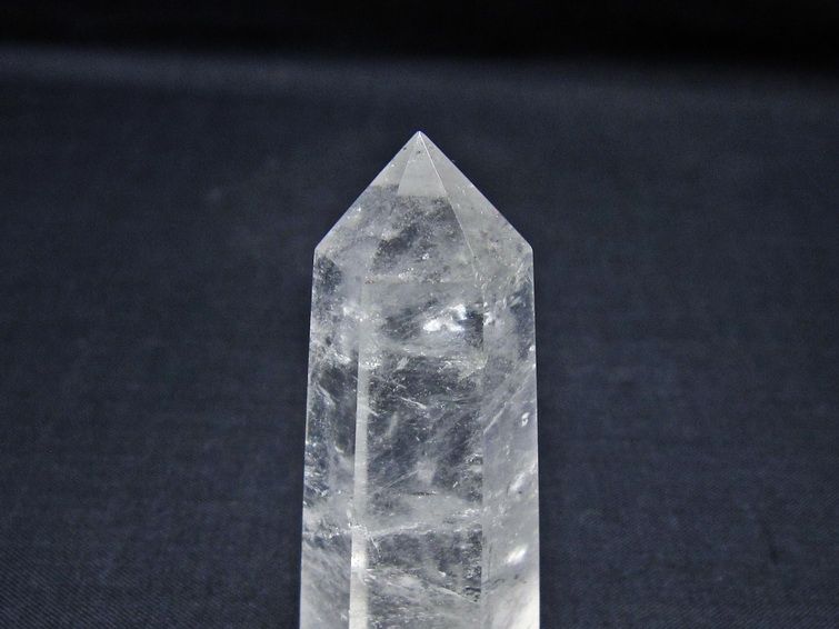 水晶 六角柱 ポイント 置物 一点物 142-10990