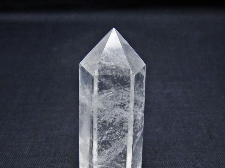 水晶 六角柱 ポイント 置物 一点物 142-10991