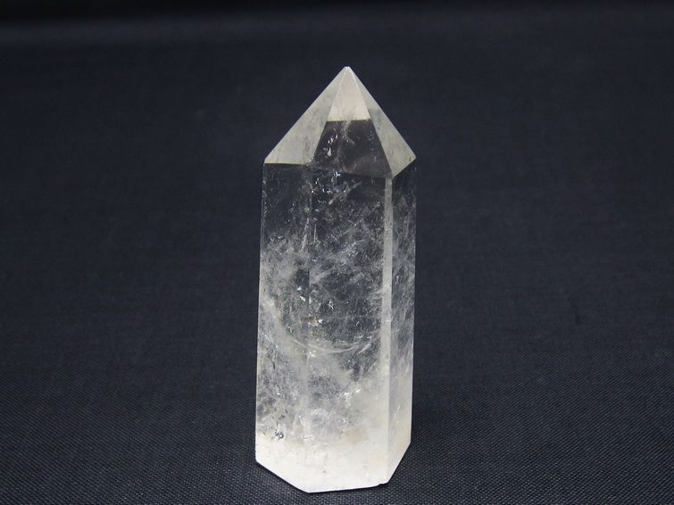 水晶 六角柱 ポイント 置物 一点物 142-10993