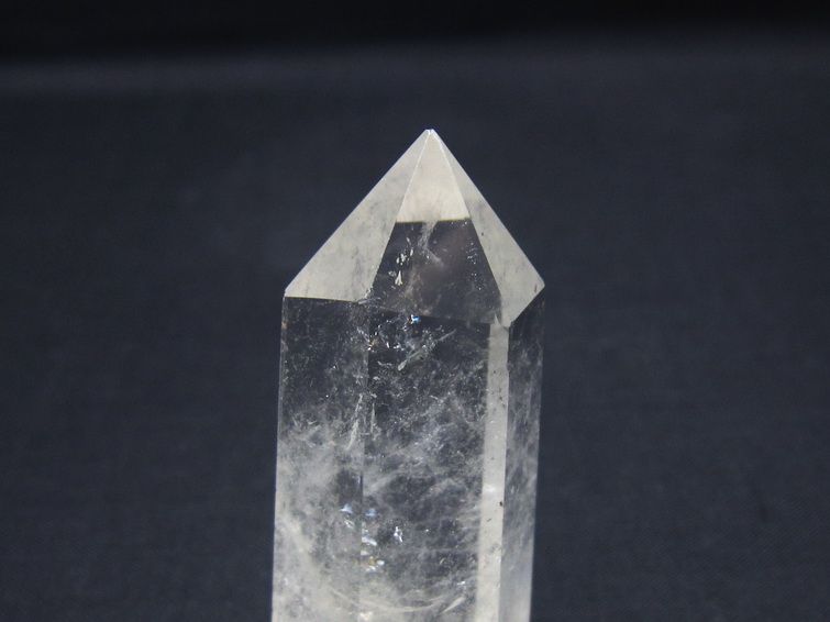 水晶 六角柱 ポイント 置物 一点物 142-10993
