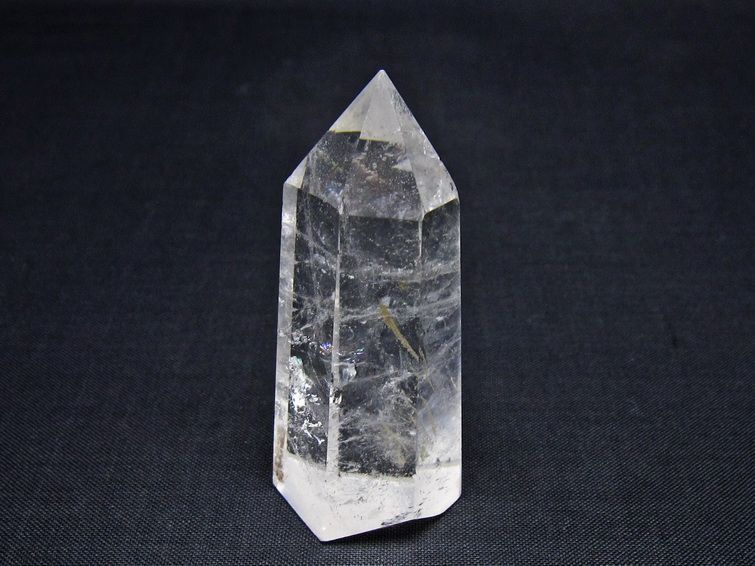 水晶 六角柱 ポイント 置物 一点物 142-10998
