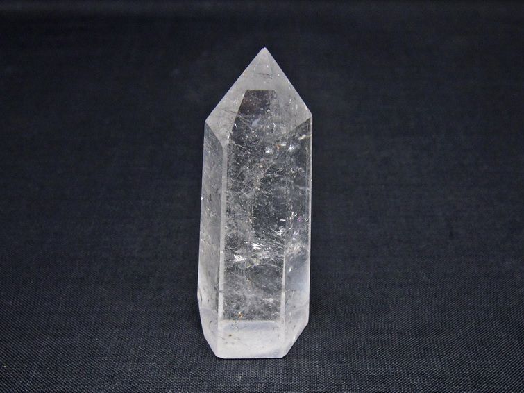 水晶 六角柱 ポイント 置物 一点物 142-11003