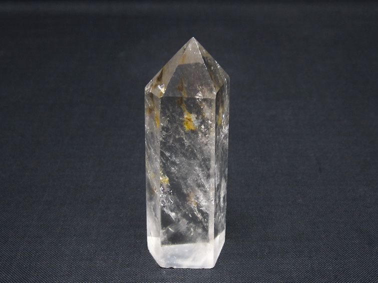 水晶 六角柱 ポイント 置物 一点物 142-11004
