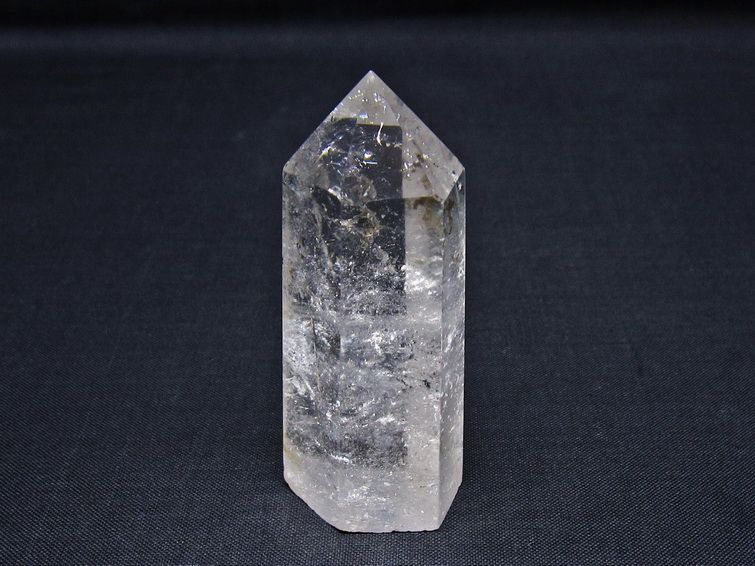 水晶 六角柱 ポイント 置物 一点物 142-11008