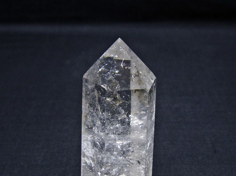 水晶 六角柱 ポイント 置物 一点物 142-11008