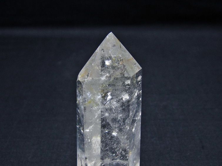 水晶 六角柱 ポイント 置物 一点物 142-11010