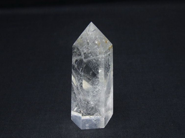 水晶 六角柱 ポイント 置物 一点物 142-11012