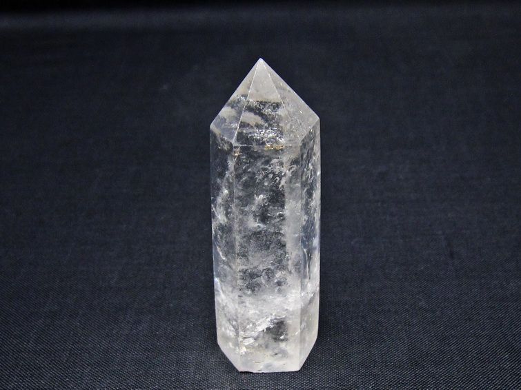 水晶 六角柱 ポイント 置物 一点物 142-11014