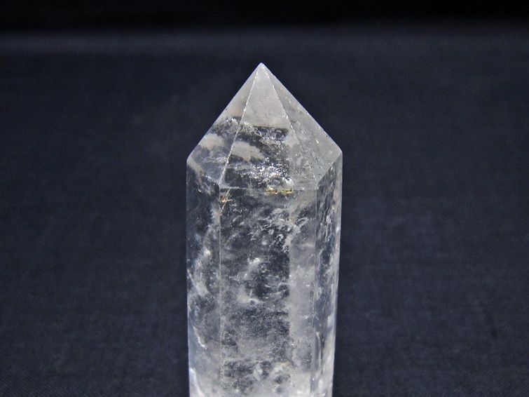 水晶 六角柱 ポイント 置物 一点物 142-11014