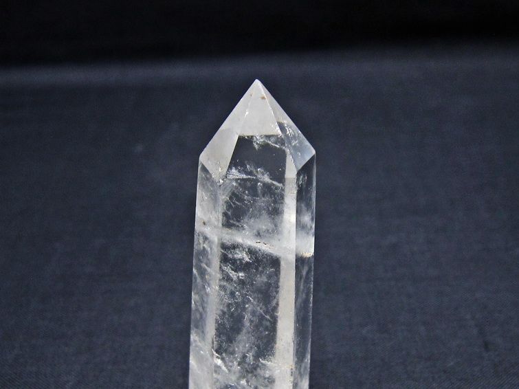 水晶 六角柱 ポイント 置物 一点物 142-11016