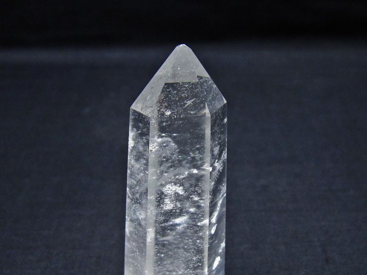 水晶 六角柱 ポイント 置物 一点物 142-11020
