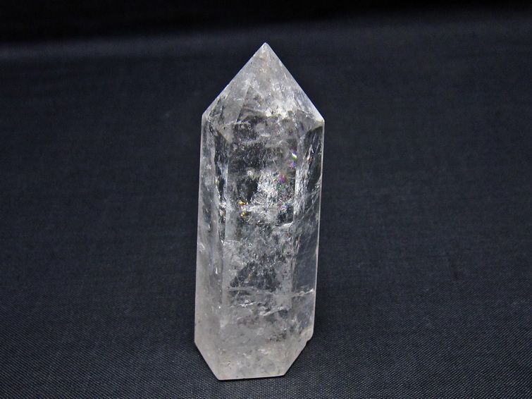 水晶 六角柱 ポイント 置物 一点物 142-11022