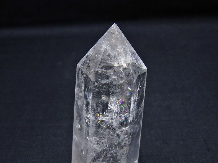 水晶 六角柱 ポイント 置物 一点物 142-11022