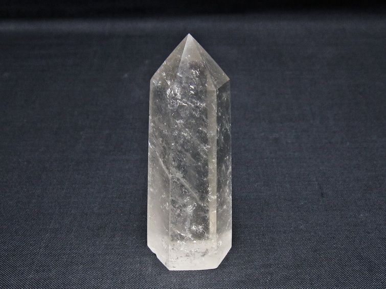 水晶 六角柱 ポイント 置物 一点物 142-11023