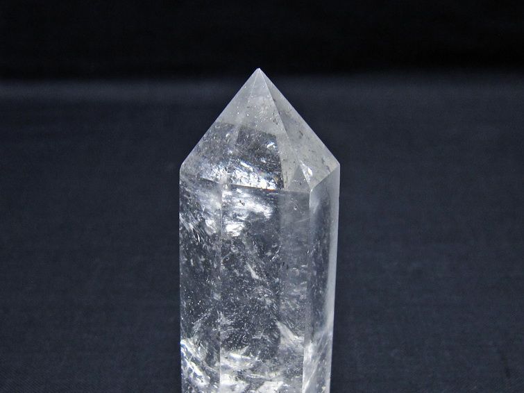 水晶 六角柱 ポイント 置物 一点物 142-11024