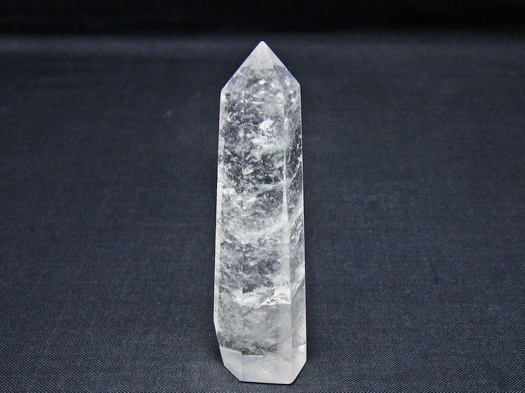 水晶 六角柱 ポイント 置物 一点物 142-11025