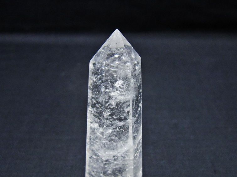 水晶 六角柱 ポイント 置物 一点物 142-11025