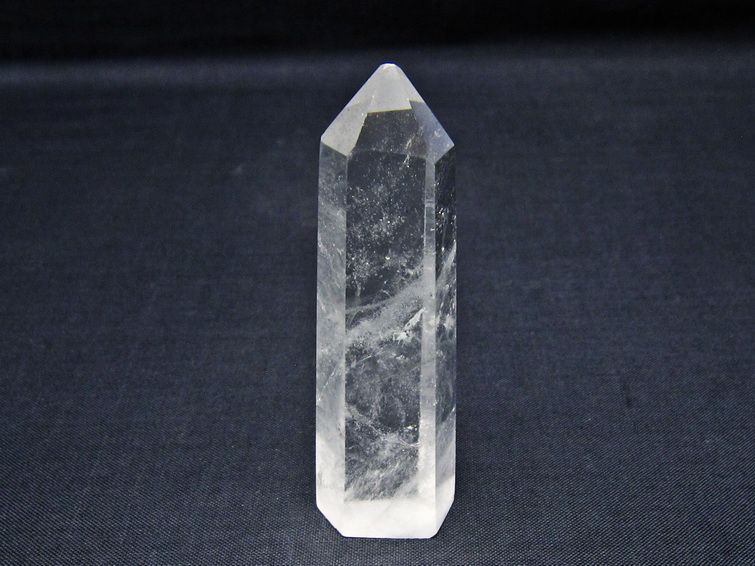 水晶 六角柱 ポイント 置物 一点物 142-11026