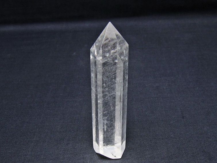 水晶 六角柱 ポイント 置物 一点物 142-11027