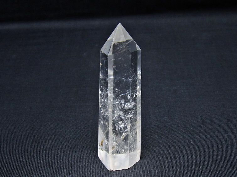 水晶 六角柱 ポイント 置物 一点物 142-11028