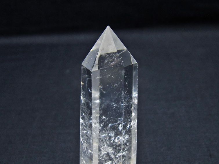 水晶 六角柱 ポイント 置物 一点物 142-11028