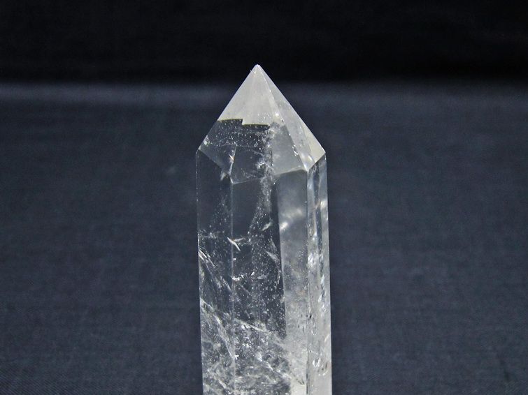 水晶 六角柱 ポイント 置物 一点物 142-11028