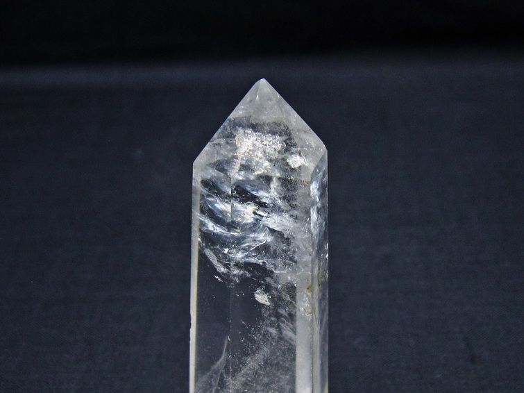 水晶 六角柱 ポイント 置物 一点物 142-11030