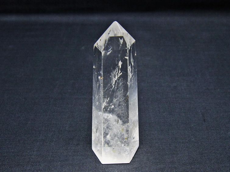 水晶 六角柱 ポイント 置物 一点物 142-11032