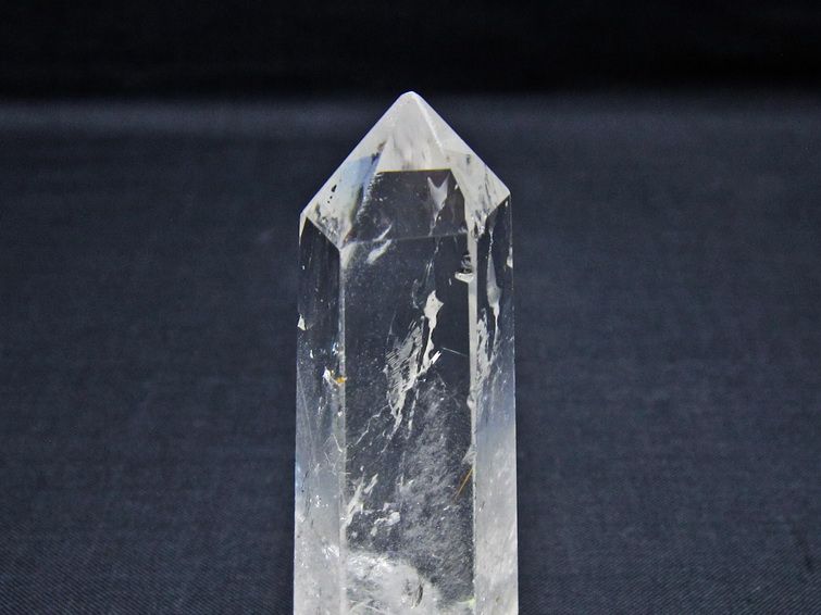 水晶 六角柱 ポイント 置物 一点物 142-11032