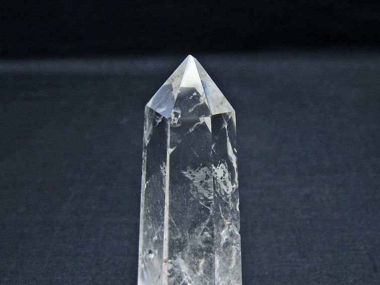 水晶 六角柱 ポイント 置物 一点物 142-11032