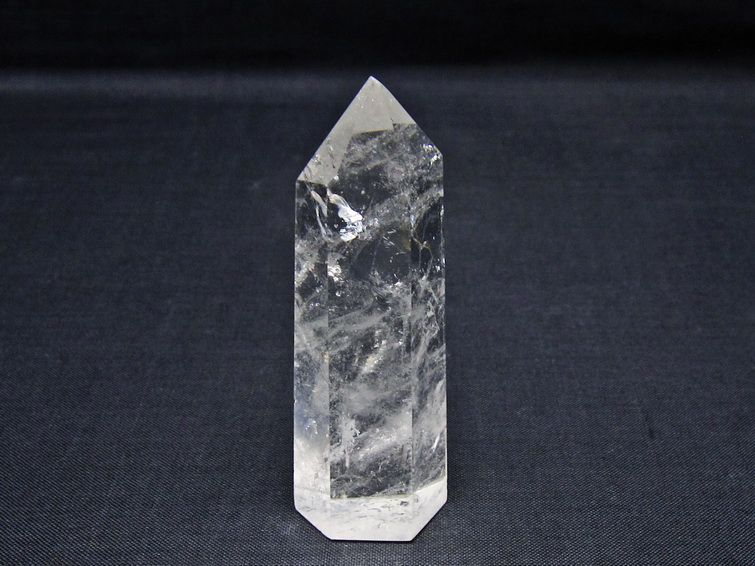 水晶 六角柱 ポイント 置物 一点物 142-11033