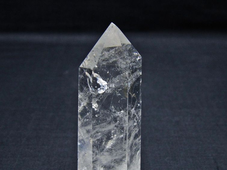 水晶 六角柱 ポイント 置物 一点物 142-11033