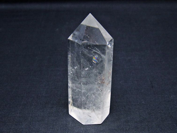 水晶 六角柱 ポイント 置物 一点物 142-11035